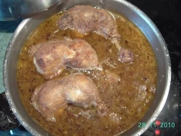 Hühnerkeulen mit Granatapfelkernen - Rezept - Bild Nr. 7