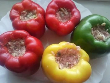 Rezept: gefüllte Paprikaschoten II Bild Nr. 4 gefüllte Paprikaschoten II - Rezept - Bild Nr. 4