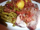 Fisch: Matjes mit Bohnen und Speckstippe - Rezept