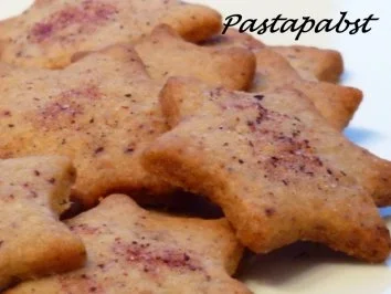 Mürbeteigplätzchen mit Winterzucker - Rezept