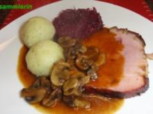 Fleisch:   SPANFERKEL-KRUSTENBRATEN - Rezept