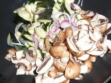 Zucchini - Champipfanne mit .... - Rezept - Bild Nr. 5