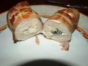 Hähnchenbrust gefüllt im Wintermäntelchen - Rezept