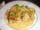 Schweinemedailions in Senf-Speckmantel mit Fenchelgemüse - Rezept