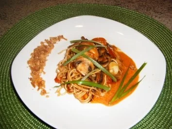 Rezept: Resterpfanne asiatisch angehaucht Resterpfanne asiatisch angehaucht - Rezept