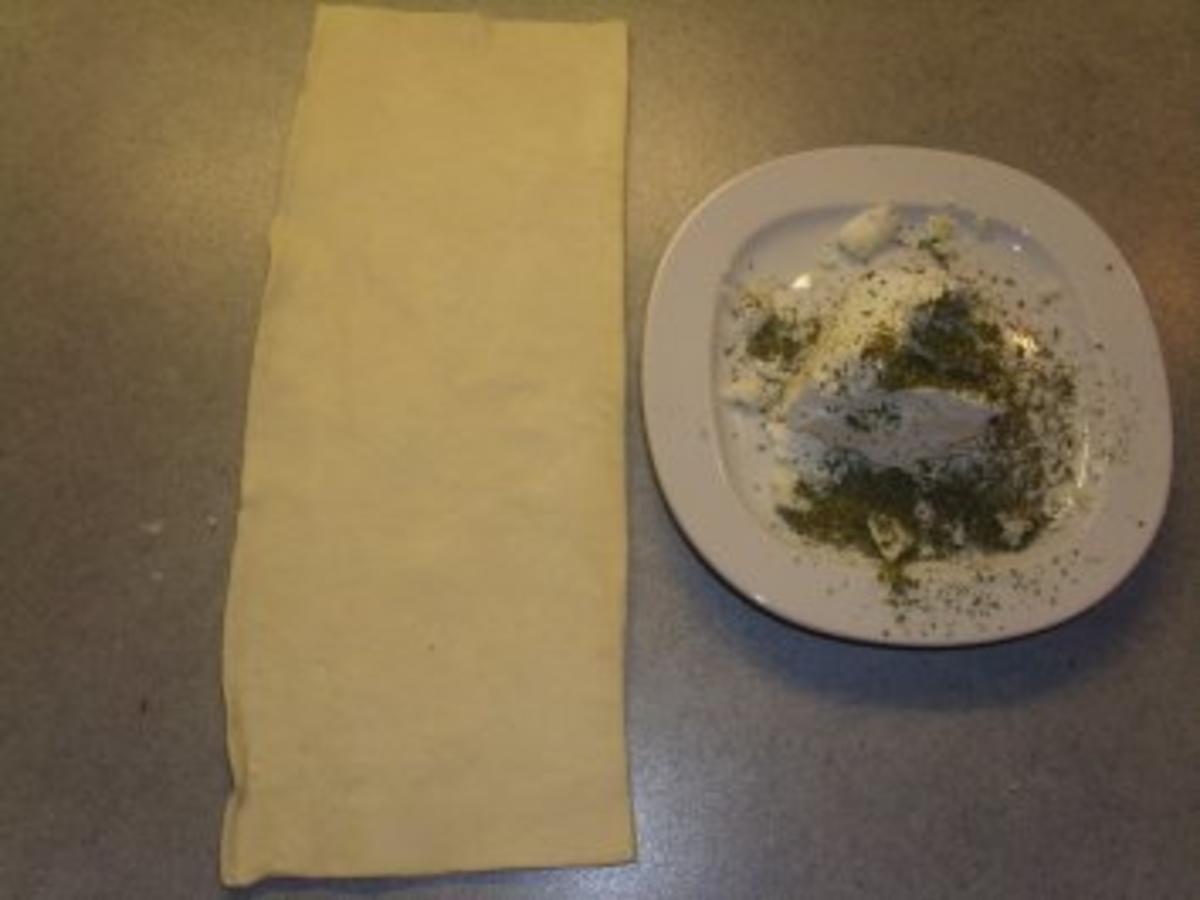 Pikante Kuchen: Blätterteig Zigarren mit Feta aus Schafskäse - einfach ...