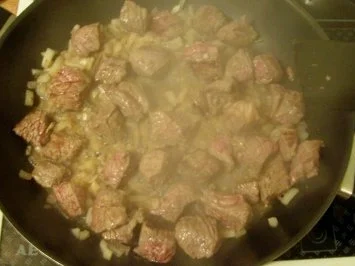 Kochen: Gulasch-Nudel-Pfanne - Rezept - Bild Nr. 2