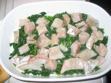 Rezept: Fisch-Spinat-Auflauf Bild Nr. 2 Fisch-Spinat-Auflauf - Rezept - Bild Nr. 2