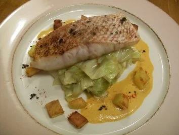 Rezept: Red Snapper auf Cajun-Spitzkohl Bild Nr. 8 Red Snapper auf Cajun-Spitzkohl - Rezept - Bild Nr. 8