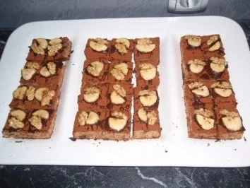 Bananen-Schoko-Schnitten - Rezept