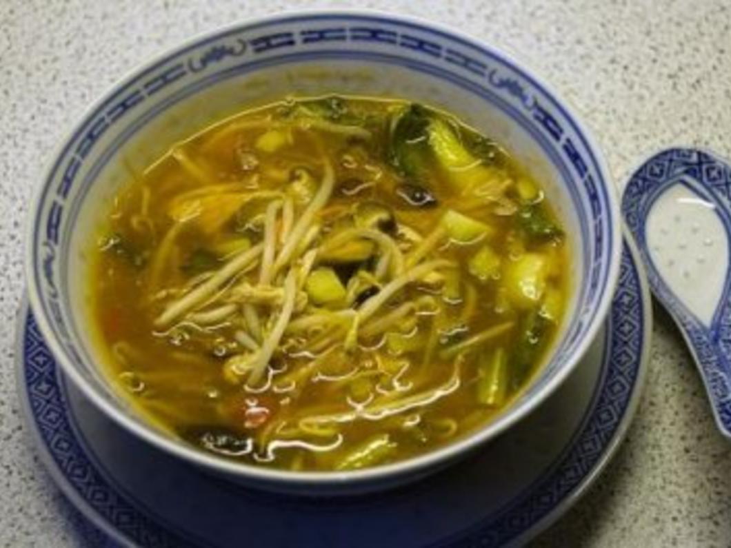 Peking-Suppe (scharf-sauer) - Rezept mit Bild - kochbar.de