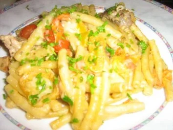 Rezept: Maccaronipfanne mit Tomätchen und Paprika Bild Nr. 2 Maccaronipfanne mit Tomätchen und Paprika - Rezept - Bild Nr. 2