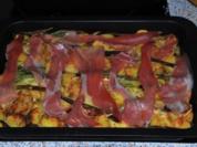 Rezept: Deftiger Bohnen-Rinderhack-Auflauf mit Kartoffeln Deftiger Bohnen-Rinderhack-Auflauf mit Kartoffeln - Rezept