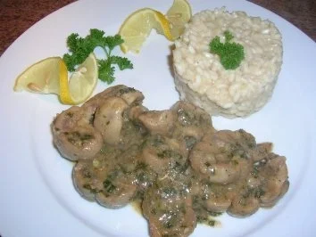 Kalbsnieren, gedünstet an Risotto - Rezept - Bild Nr. 2