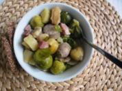 Eintopf mit Rosenkohl und Maronen - Rezept