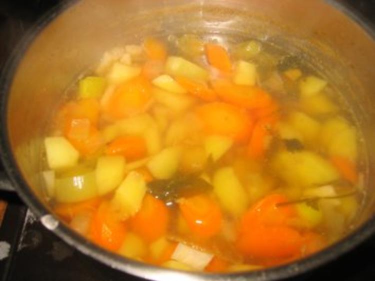 Suppe: Cremige Kartoffelsuppe - einfach - 44 kcal/100g