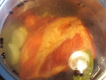 Rezept: Saftige Schweineschulter mit Dicken Bohnen Bild Nr. 2 Saftige Schweineschulter mit Dicken Bohnen - Rezept - Bild Nr. 2