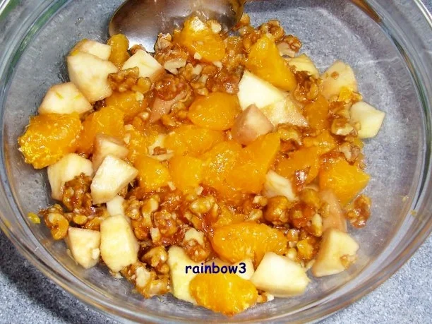 Salat: Weihnachtlicher Obstsalat - Rezept - Bild Nr. 4