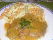 Gedünstete Rindsschnitzel - Rezept