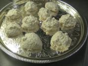 Kernige Kokosmakronen - Rezept