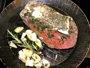 Rezept: Roastbeef mit Ofenkartoffel und der anderen Brotbeilage Bild Nr. 4 Roastbeef mit Ofenkartoffel und der anderen Brotbeilage - Rezept - Bild Nr. 4