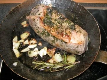 Rezept: Roastbeef mit Ofenkartoffel und der anderen Brotbeilage Bild Nr. 5 Roastbeef mit Ofenkartoffel und der anderen Brotbeilage - Rezept - Bild Nr. 5