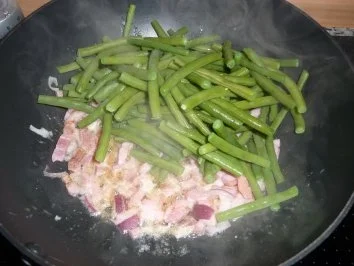 Zander auf Speckbohnen - Rezept - Bild Nr. 5