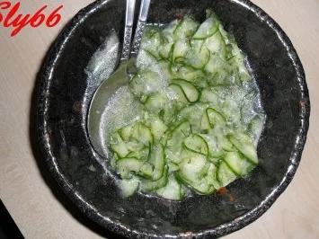 Salate:Gurkensalat - Rezept