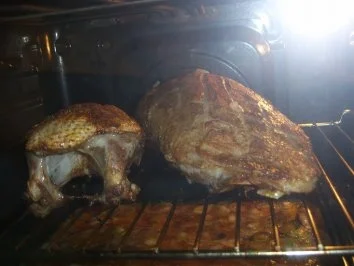 Gebackene Gans auf Wirsinggemüse und Schupfnudeln - Rezept - Bild Nr. 6