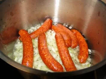 Rezept: Grünkohl mit Birnen und karamellisierten Drillingen Bild Nr. 4 Grünkohl mit Birnen und karamellisierten Drillingen - Rezept - Bild Nr. 4