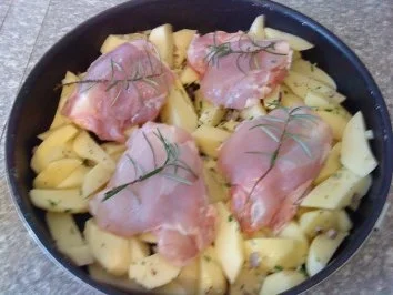 Rezept: Zwergi's Kartoffel - Haehnchen - Pfanne Bild Nr. 4 Zwergi's Kartoffel - Haehnchen - Pfanne - Rezept - Bild Nr. 4