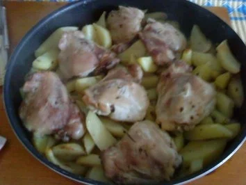 Rezept: Zwergi's Kartoffel - Haehnchen - Pfanne Bild Nr. 6 Zwergi's Kartoffel - Haehnchen - Pfanne - Rezept - Bild Nr. 6