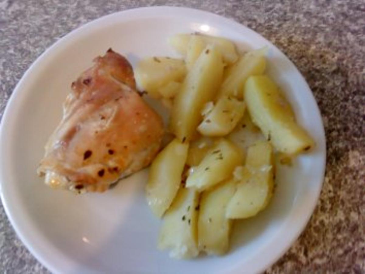 Zwergi's Kartoffel - Haehnchen - Pfanne - Rezept