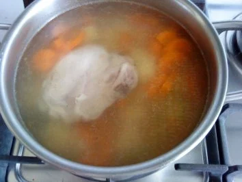 Zwergi's Haehnchenbrust gekoechelt mit frischem Gemuese - Rezept - Bild Nr. 5