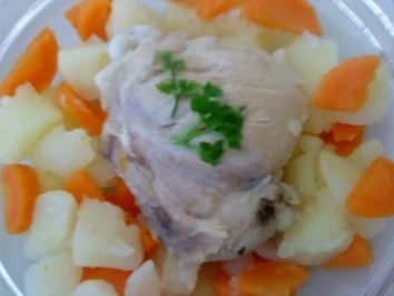 Zwergi's Haehnchenbrust gekoechelt mit frischem Gemuese - Rezept - Bild Nr. 6