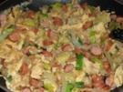 Lauchpfanne mit Ei - Rezept