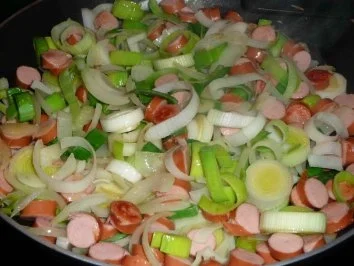 Rezept: Lauchpfanne mit Ei Bild Nr. 5 Lauchpfanne mit Ei - Rezept - Bild Nr. 5