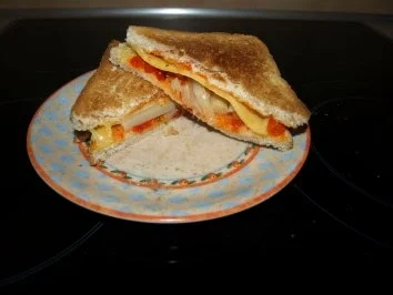 Grillsandwich mit Spargel - Rezept