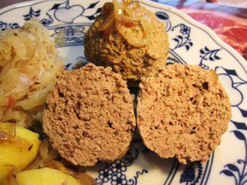 Leberknödel mit Sauerkraut - Rezept mit Bild - kochbar.de