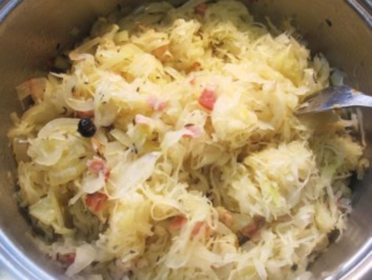 Leberknödel mit Sauerkraut - Rezept - Bild Nr. 4