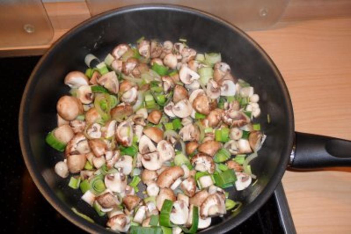 Champignon-Pfanne mit Lauch - Rezept mit Bild - kochbar.de