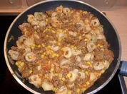 Rezept: Hackfleisch-Tortellini-Pfanne Hackfleisch-Tortellini-Pfanne - Rezept