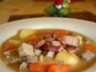 Karotteneintopf mit Schweinefleisch und Speck (mit Bild und Raupi) - Rezept