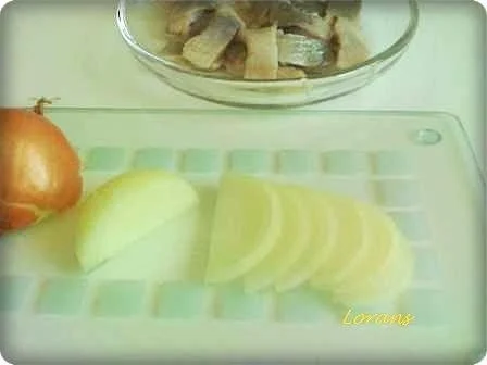 Rezept: Matjessalat mit Pellkartoffeln Bild Nr. 5 Matjessalat mit Pellkartoffeln - Rezept - Bild Nr. 5