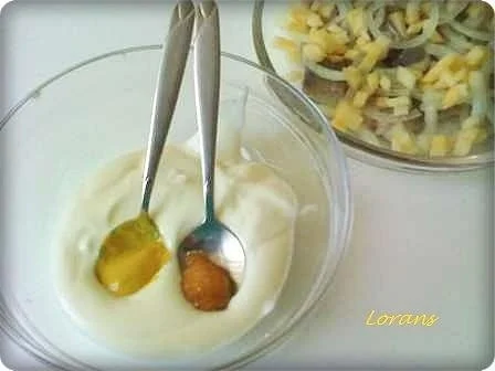 Rezept: Matjessalat mit Pellkartoffeln Bild Nr. 8 Matjessalat mit Pellkartoffeln - Rezept - Bild Nr. 8