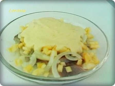 Rezept: Matjessalat mit Pellkartoffeln Bild Nr. 10 Matjessalat mit Pellkartoffeln - Rezept - Bild Nr. 10