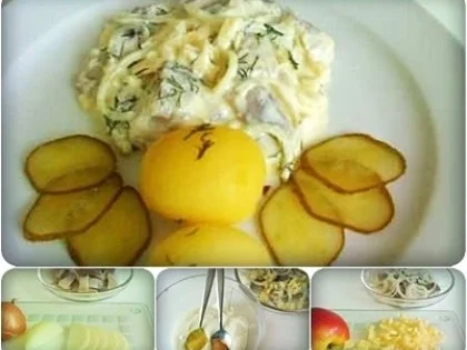 Rezept: Matjessalat mit Pellkartoffeln Bild Nr. 13 Matjessalat mit Pellkartoffeln - Rezept - Bild Nr. 13