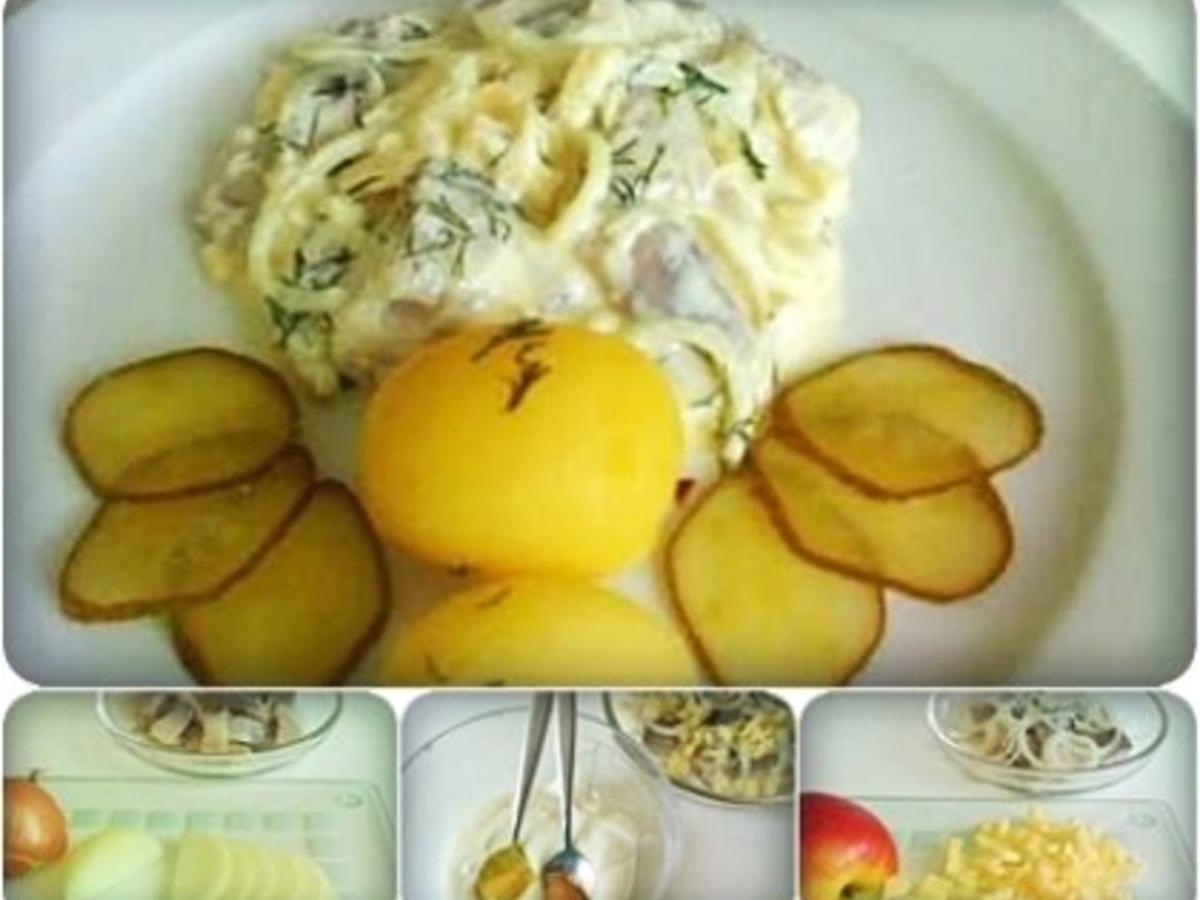 Matjessalat mit Pellkartoffeln - einfach - von 2010Herford Matjessalat mit Pellkartoffeln - einfach - von 2010Herford