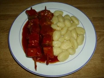 Schnelle Schaschlikspieße - Rezept