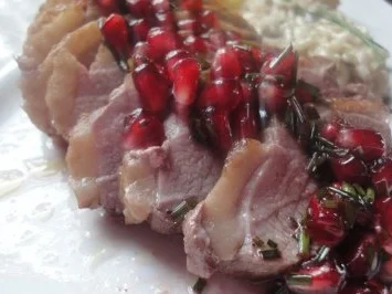 Entenbrust an Granatapfelvinaigrette - Rezept - Bild Nr. 7